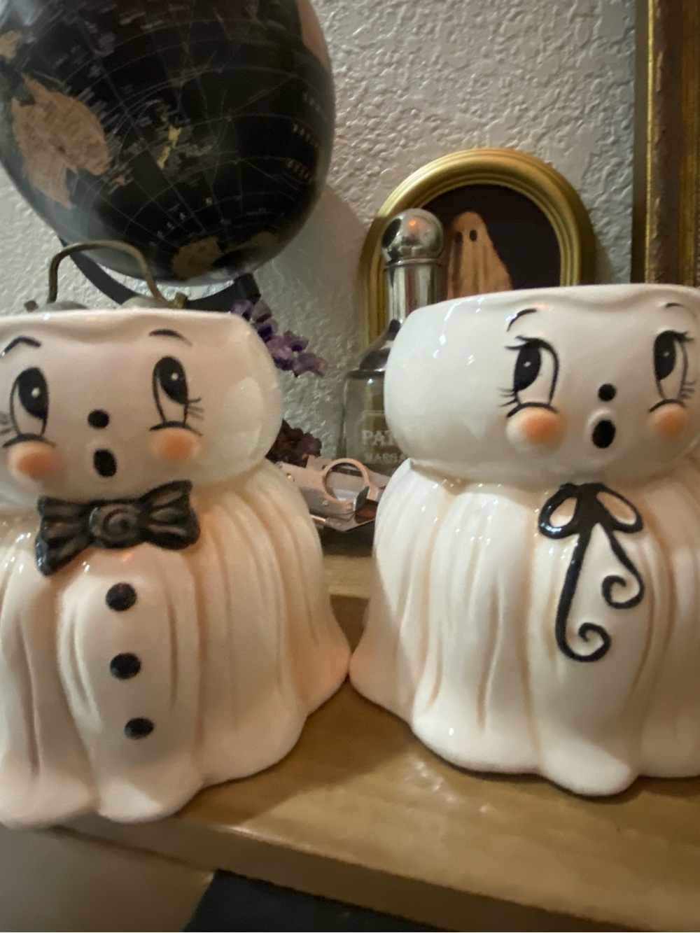 Johanna Parker Ceramic Ghost mugs Duo